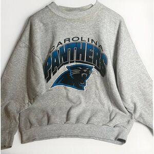 Tultex Gray Carolina Panthers Sweatshirt